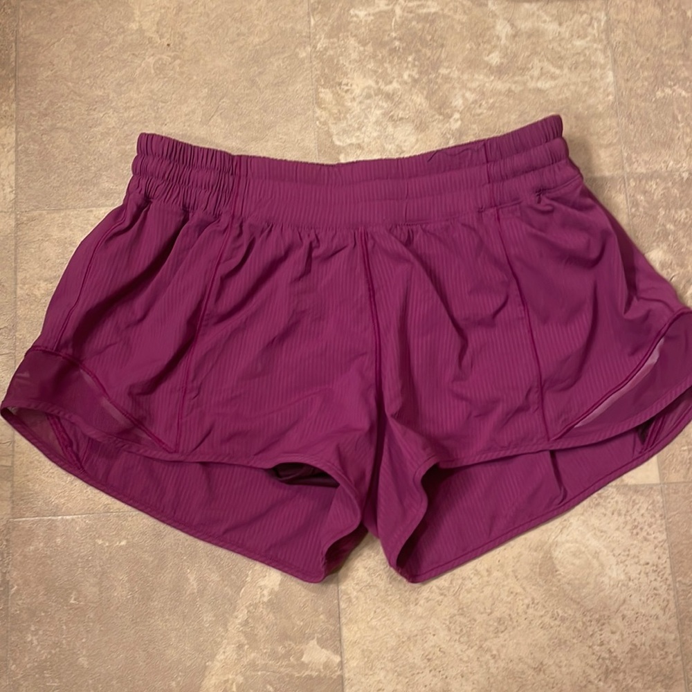 Lululemon purple shorts